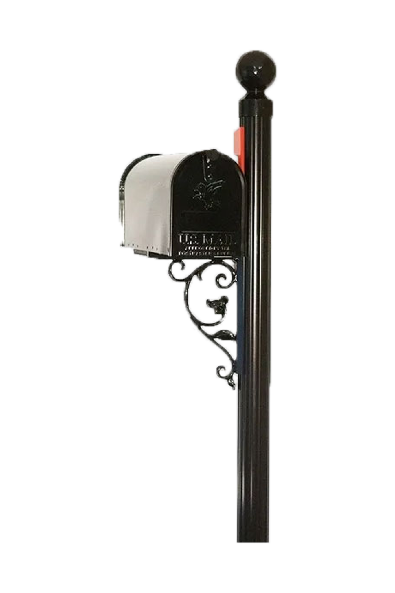 Single Locking Mailbox with Post Mailbox & Sign Solutions