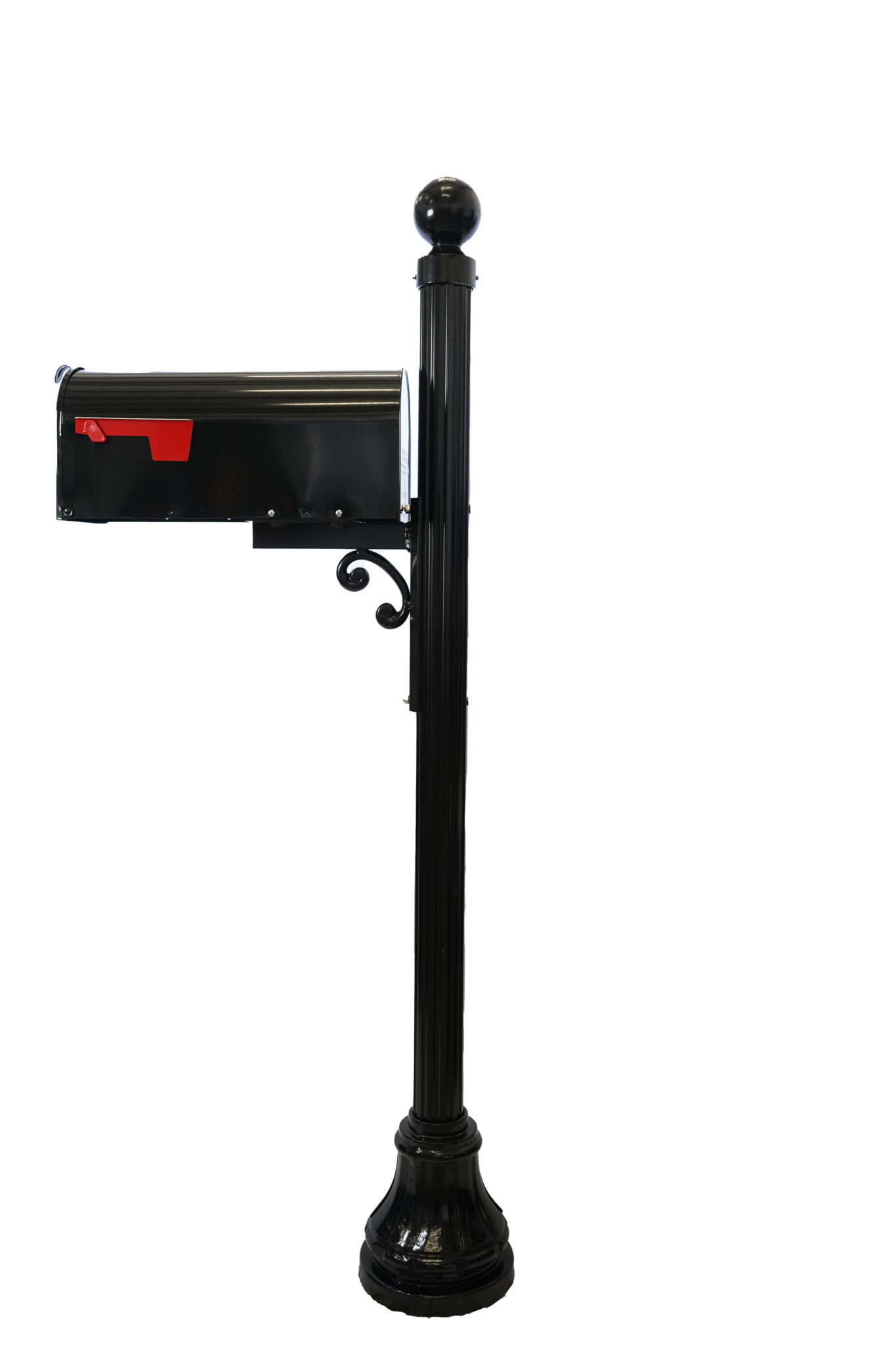 American 111-2 Double Mailbox with Post | Cicular Frame Mailbox