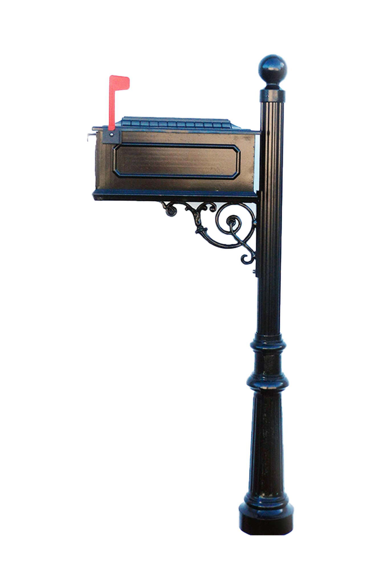 Single Locking Mailbox with Post Mailbox & Sign Solutions